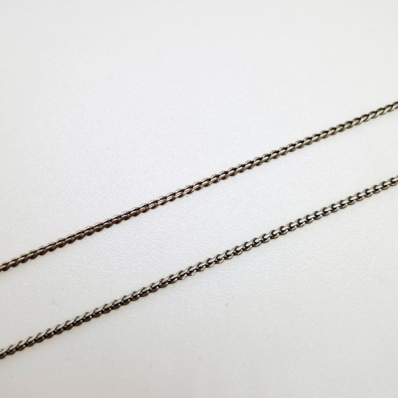 Vintage Silver Chain Necklace.