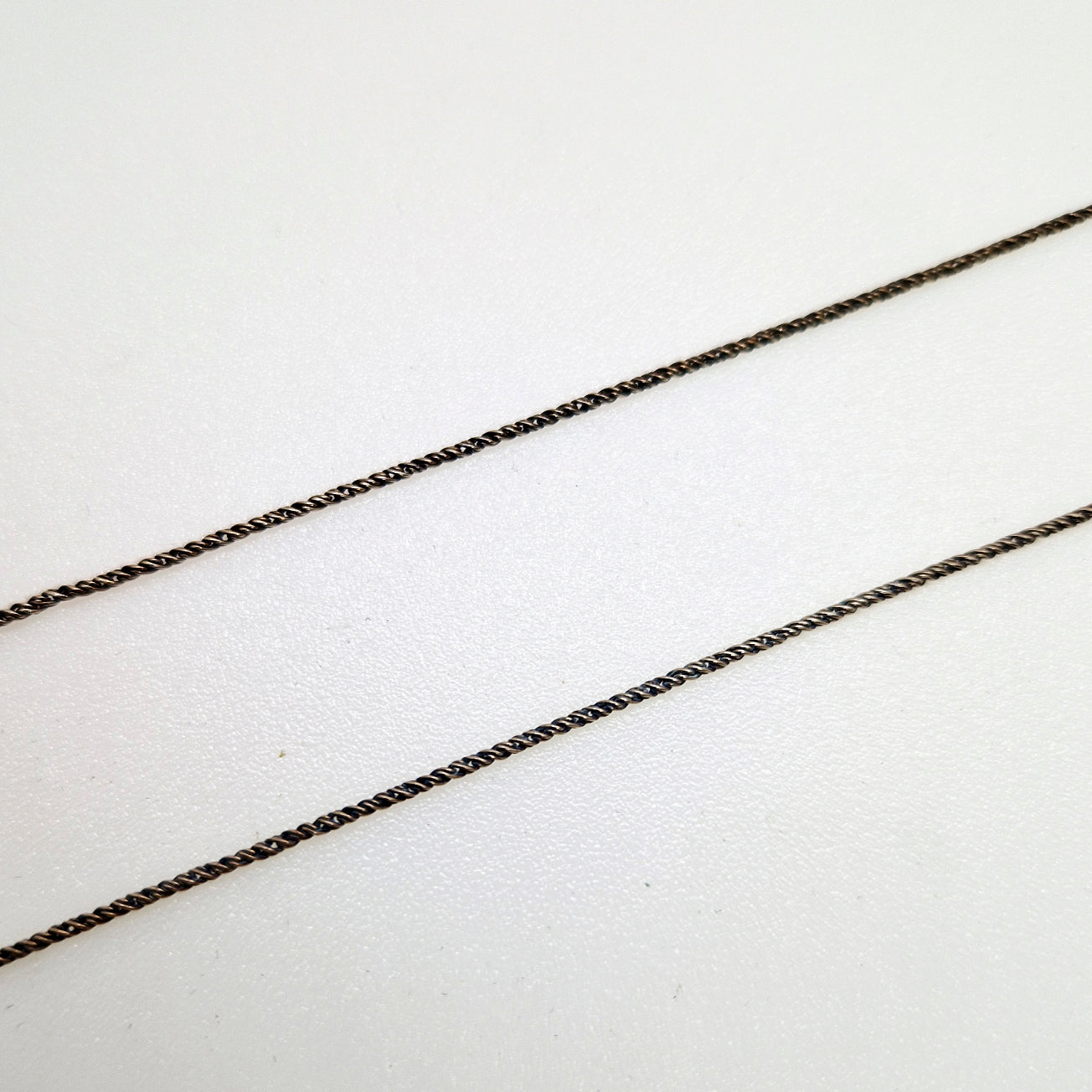 Vintage Silver Chain Necklace.
