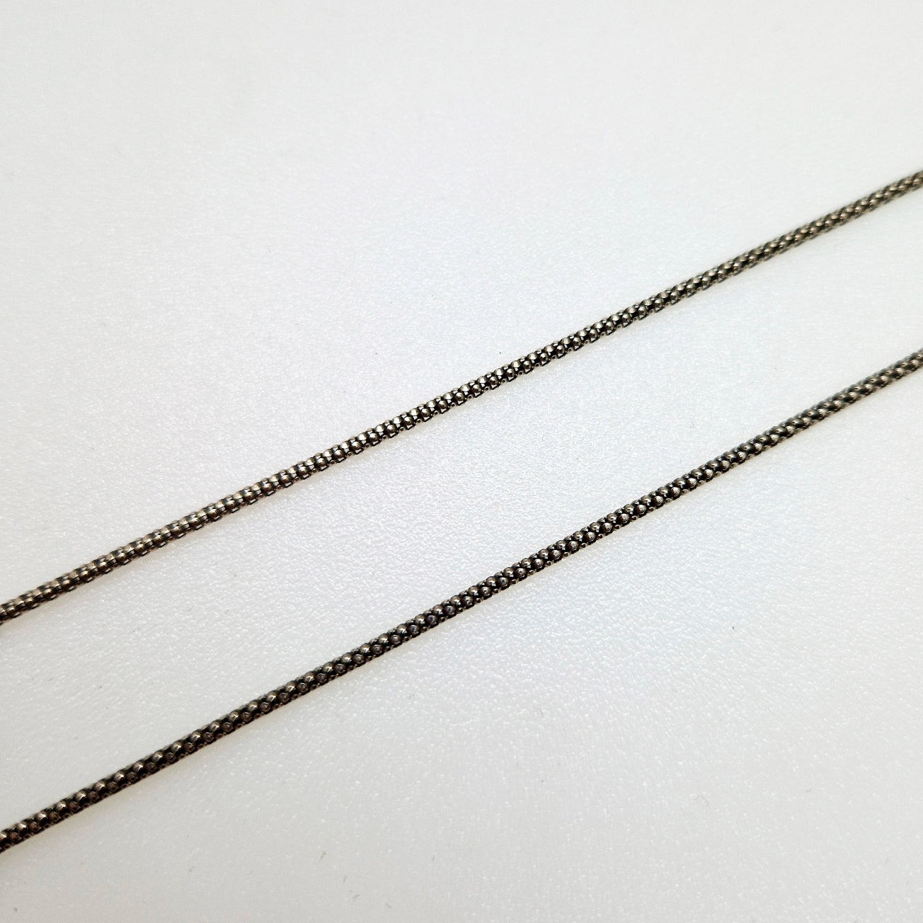 Vintage Silver Chain Necklace.