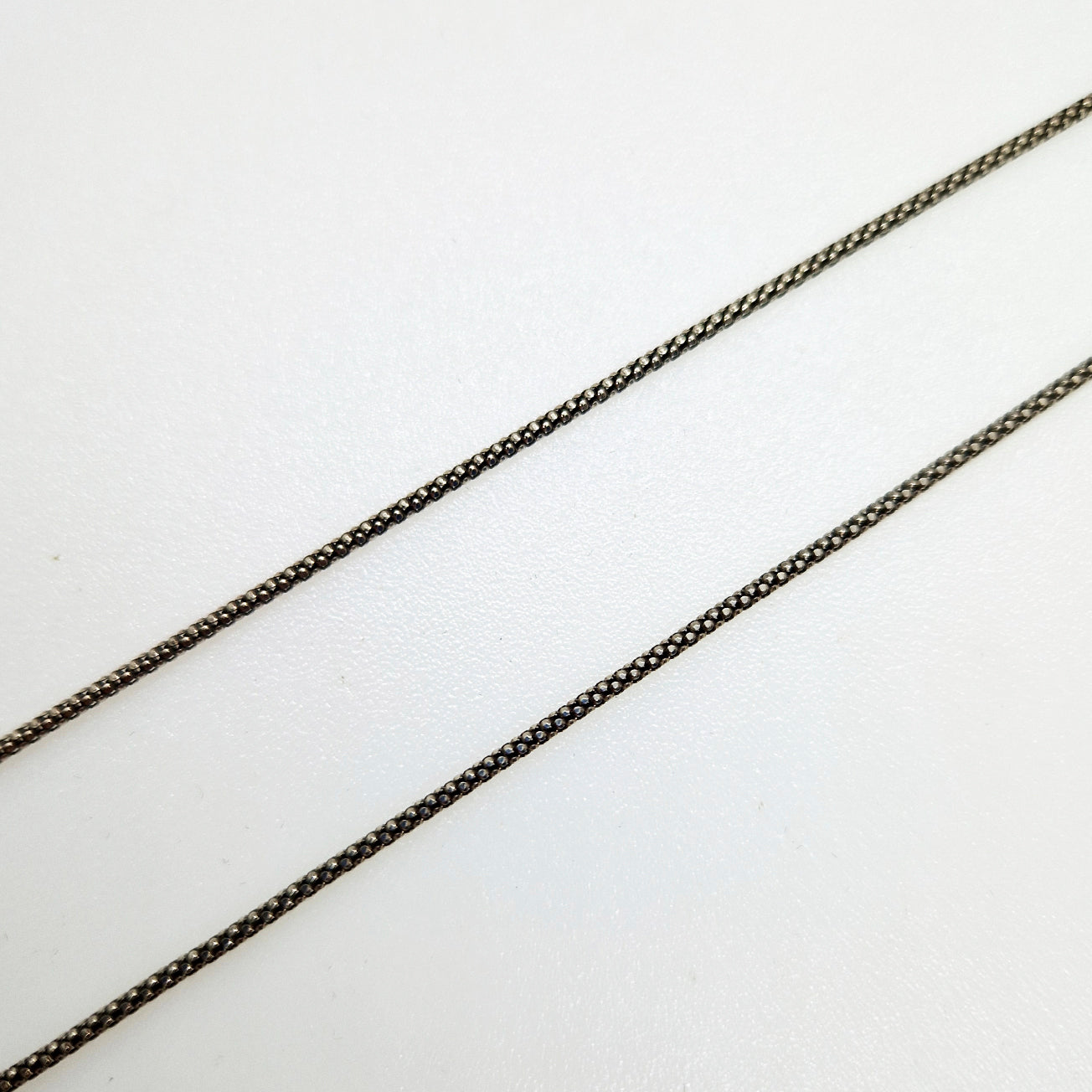 Vintage Silver Chain Necklace.