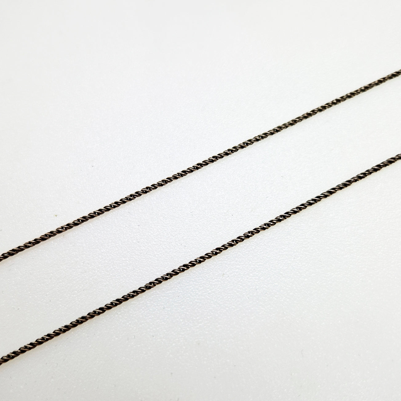 Vintage Silver Chain Necklace.