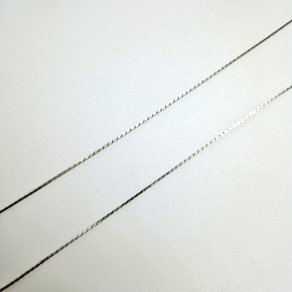 Sterling Silver Chain Necklace.