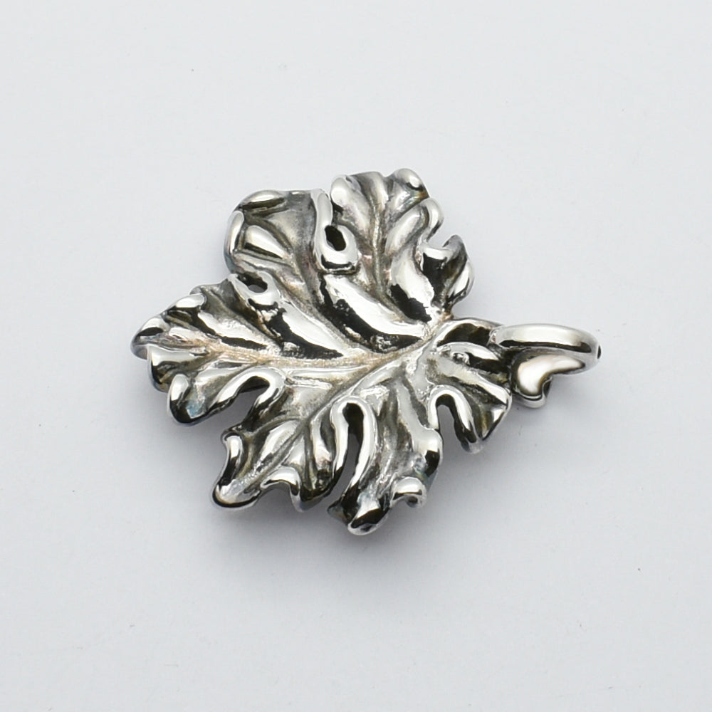 Sterling Silver Leaf Pendant - A Nature-Inspired Treasure
