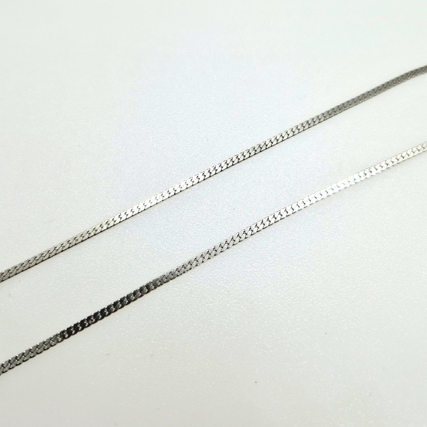 Sterling Silver Chain Necklace.