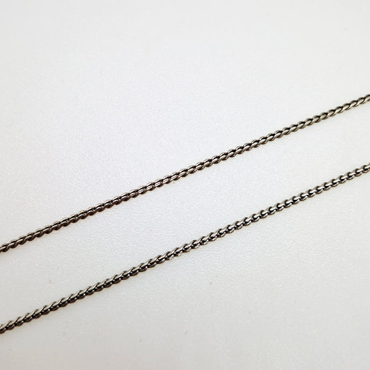 Vintage Silver Chain Necklace.
