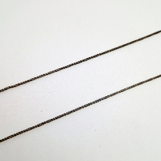 Vintage Silver Chain Necklace.