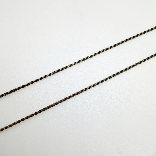 Vintage Silver Chain Necklace.
