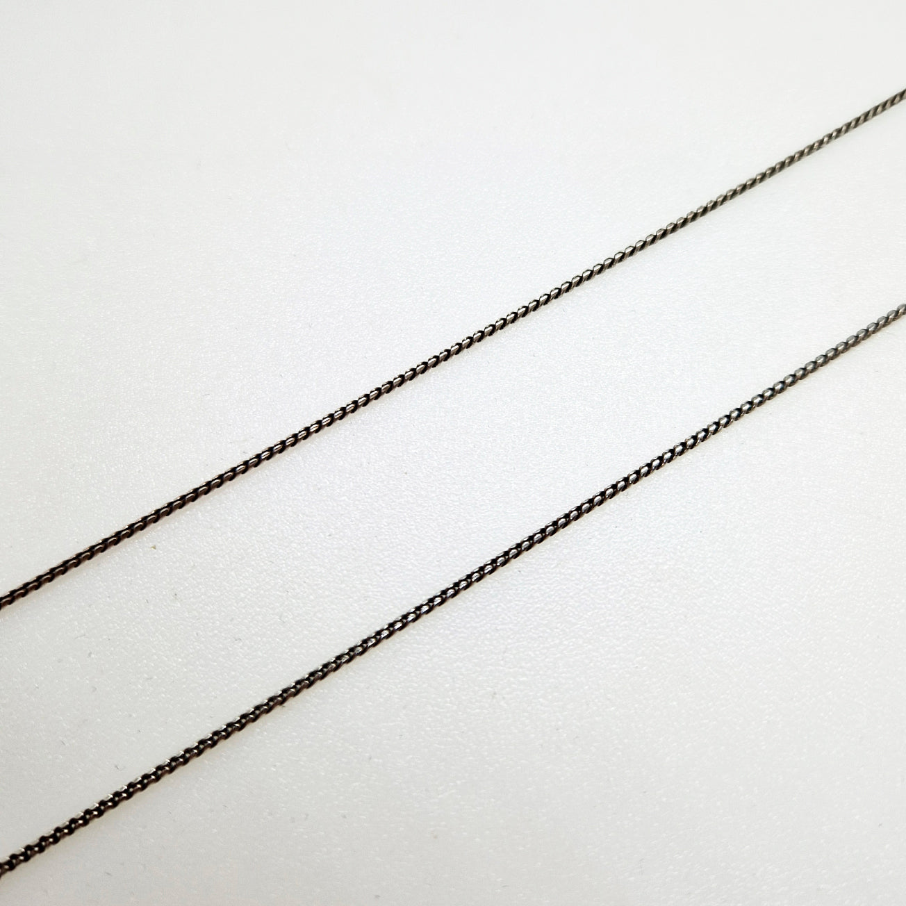 Vintage Silver Chain Necklace.