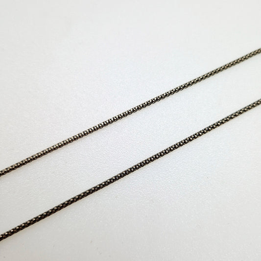 Vintage Silver Chain Necklace.