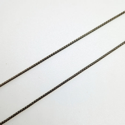 Vintage Silver Chain Necklace.