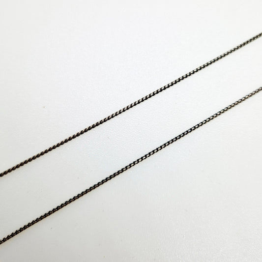 Vintage Silver Chain Necklace.