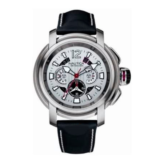 NAUTICA A32515G Black Strap Men's Watch.