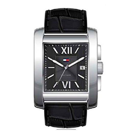 Tommy Hilfiger TH1710317  Classic Tank Roman Numeral Enamel Dial Watch.