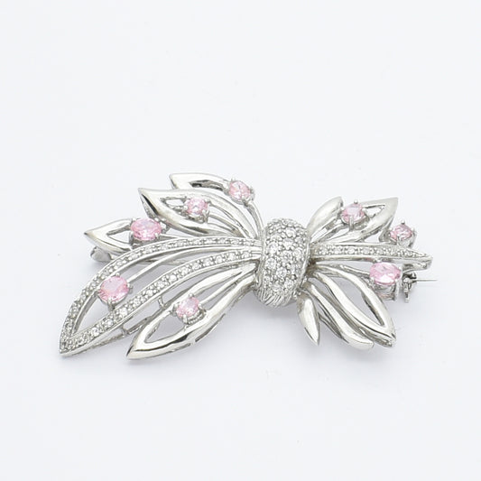 Large Sterling Silver Brooch.