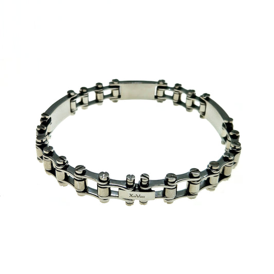 Men's 316 Stainless Steel Biker Bracelet.