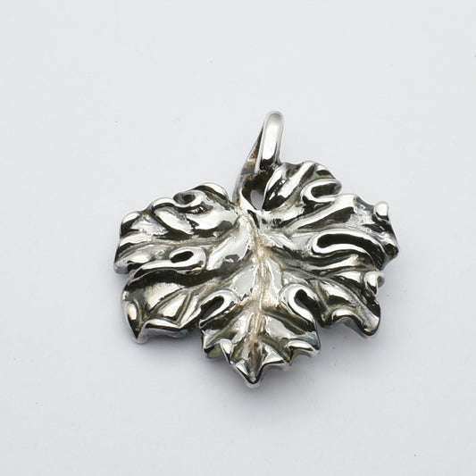 Sterling Silver Leaf Pendant - A Nature-Inspired Treasure