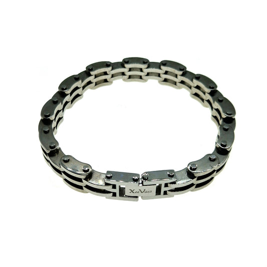 Stainless Steel Link Bracelet for Men.