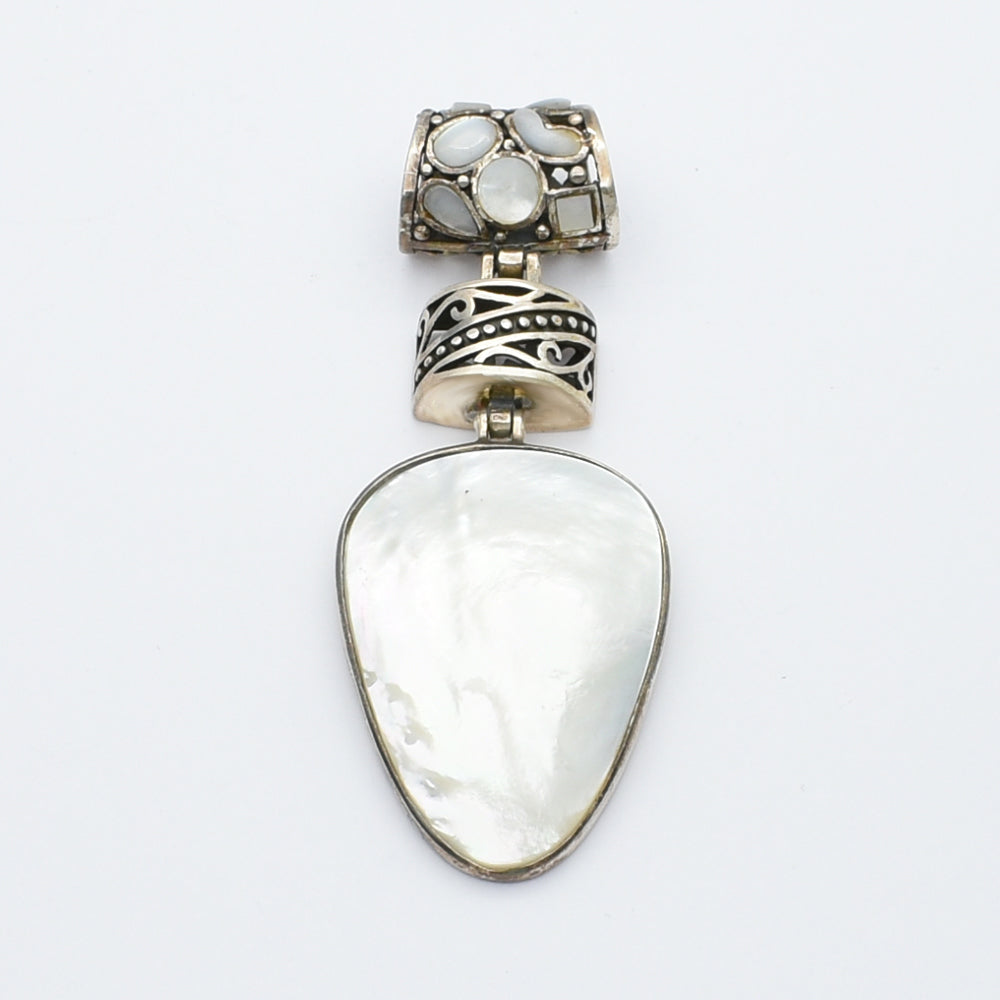 Sterling Silver Mother of Pearl Pendant