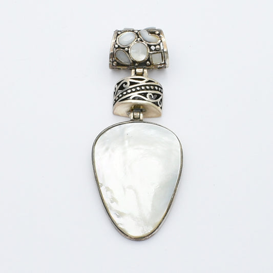 Sterling Silver Mother of Pearl Pendant