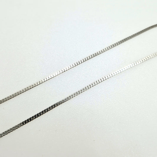 Sterling Silver Chain Necklace.